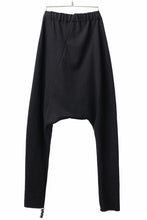 Load image into Gallery viewer, m.a+ hand painted elastic waist low crotch 2 pocket pants / P571-HP/JM4 (BLACK)