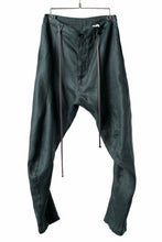 画像をギャラリービューアに読み込む, A.F ARTEFACT CARVED LONG PANTS / LINEN TWILL (GREEN)