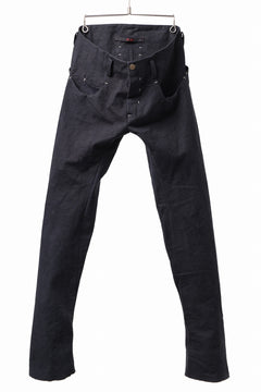 画像をギャラリービューアに読み込む, m.a+ 5 pocket medium fit pants / P282/CP5 (BLACK)