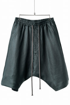 画像をギャラリービューアに読み込む, A.F ARTEFACT SARROUEL SHORT PANTS / LINEN TWILL (GREEN)