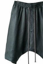 画像をギャラリービューアに読み込む, A.F ARTEFACT SARROUEL SHORT PANTS / LINEN TWILL (GREEN)