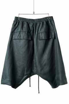 画像をギャラリービューアに読み込む, A.F ARTEFACT SARROUEL SHORT PANTS / LINEN TWILL (GREEN)
