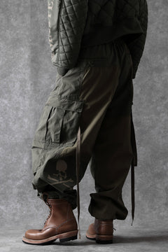 Load image into Gallery viewer, mastermind WORLD x ALPHA INDUSTRIES CARGO PANTS (OLIVE)