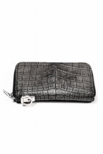Load image into Gallery viewer, ISAMU KATAYAMA BACKLASH CROCODILE COIN PURSE / INK DYED (SUMI)