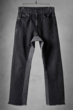 画像をギャラリービューアに読み込む, CHANGES x LOOM exclusive REMAKE REGULAR FIT DENIM PANTS / VINTAGE LEVI’S JEANS (BLACK #A)