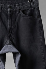 画像をギャラリービューアに読み込む, CHANGES x LOOM exclusive REMAKE REGULAR FIT DENIM PANTS / VINTAGE LEVI’S JEANS (BLACK #A)