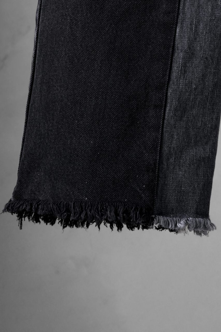 画像をギャラリービューアに読み込む, CHANGES x LOOM exclusive REMAKE REGULAR FIT DENIM PANTS / VINTAGE LEVI’S JEANS (BLACK #A)