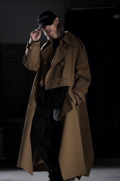 画像をギャラリービューアに読み込む, Feng Chen Wang DETACHABLE TRENCH COAT (KHAKI)