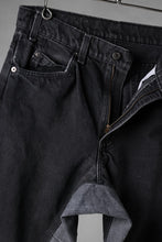画像をギャラリービューアに読み込む, CHANGES x LOOM exclusive REMAKE REGULAR FIT DENIM PANTS / VINTAGE LEVI’S JEANS (BLACK #A)