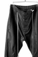 画像をギャラリービューアに読み込む, A.F ARTEFACT CURVED LONG PANTS / LINEN TWILL (BLACK)