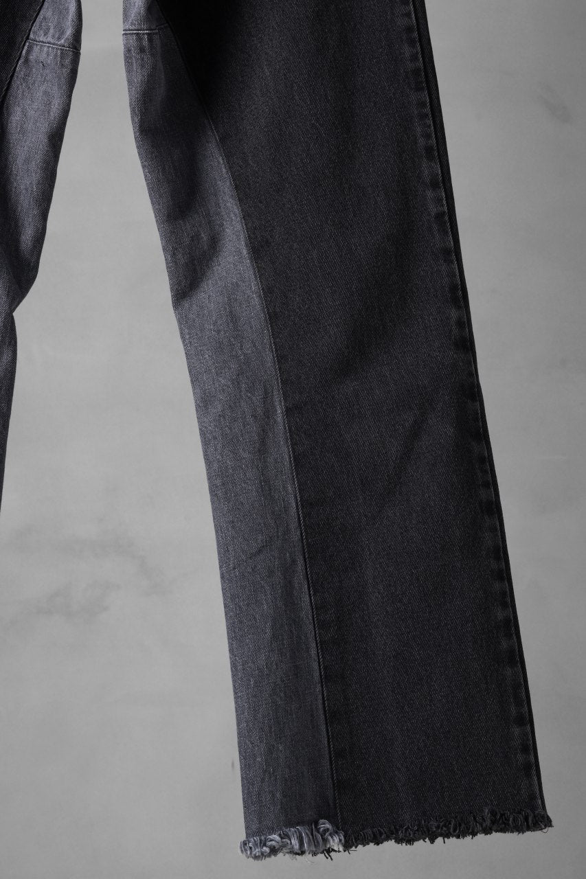 画像をギャラリービューアに読み込む, CHANGES x LOOM exclusive REMAKE REGULAR FIT DENIM PANTS / VINTAGE LEVI’S JEANS (BLACK #B)