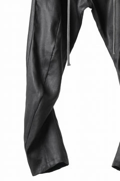 画像をギャラリービューアに読み込む, A.F ARTEFACT CURVED LONG PANTS / LINEN TWILL (BLACK)