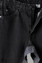 画像をギャラリービューアに読み込む, CHANGES x LOOM exclusive REMAKE REGULAR FIT DENIM PANTS / VINTAGE LEVI’S JEANS (BLACK #B)