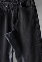 画像をギャラリービューアに読み込む, CHANGES x LOOM exclusive REMAKE REGULAR FIT DENIM PANTS / VINTAGE LEVI’S JEANS (BLACK #B)