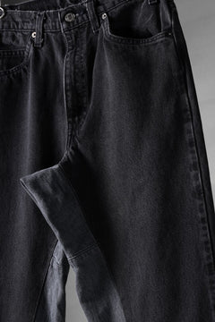 画像をギャラリービューアに読み込む, CHANGES x LOOM exclusive REMAKE REGULAR FIT DENIM PANTS / VINTAGE LEVI’S JEANS (BLACK #B)