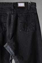 画像をギャラリービューアに読み込む, CHANGES x LOOM exclusive REMAKE REGULAR FIT DENIM PANTS / VINTAGE LEVI’S JEANS (BLACK #B)