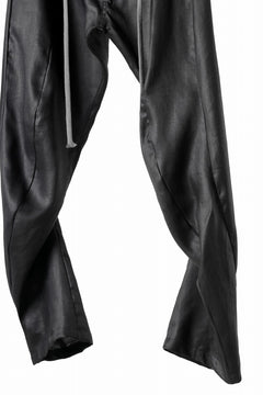 画像をギャラリービューアに読み込む, A.F ARTEFACT CURVED LONG PANTS / LINEN TWILL (BLACK)