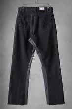 画像をギャラリービューアに読み込む, CHANGES x LOOM exclusive REMAKE REGULAR FIT DENIM PANTS / VINTAGE LEVI’S JEANS (BLACK #B)