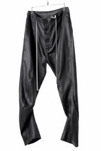 画像をギャラリービューアに読み込む, A.F ARTEFACT CURVED LONG PANTS / LINEN TWILL (BLACK)