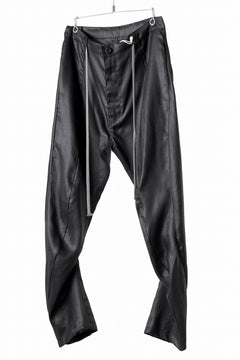 画像をギャラリービューアに読み込む, A.F ARTEFACT CURVED LONG PANTS / LINEN TWILL (BLACK)