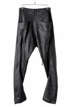 画像をギャラリービューアに読み込む, A.F ARTEFACT CURVED LONG PANTS / LINEN TWILL (BLACK)