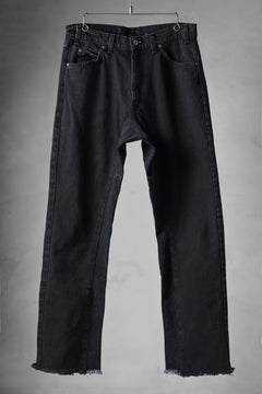 画像をギャラリービューアに読み込む, CHANGES x LOOM exclusive REMAKE REGULAR FIT DENIM PANTS / VINTAGE LEVI’S JEANS (BLACK #C)