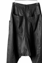 画像をギャラリービューアに読み込む, A.F ARTEFACT WIDE SARROUEL PANTS / LINEN TWILL (BLACK)