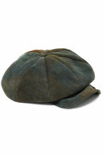 Load image into Gallery viewer, ierib Leather Casquette / Lamb Suede (GRAY)