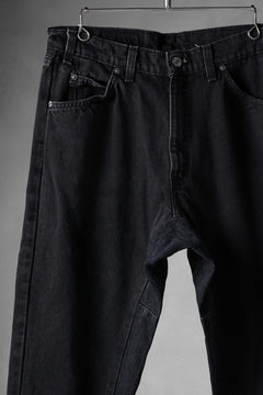 画像をギャラリービューアに読み込む, CHANGES x LOOM exclusive REMAKE REGULAR FIT DENIM PANTS / VINTAGE LEVI’S JEANS (BLACK #C)