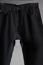 画像をギャラリービューアに読み込む, CHANGES x LOOM exclusive REMAKE REGULAR FIT DENIM PANTS / VINTAGE LEVI’S JEANS (BLACK #C)