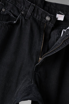 画像をギャラリービューアに読み込む, CHANGES x LOOM exclusive REMAKE REGULAR FIT DENIM PANTS / VINTAGE LEVI’S JEANS (BLACK #C)