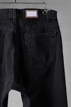 画像をギャラリービューアに読み込む, CHANGES x LOOM exclusive REMAKE REGULAR FIT DENIM PANTS / VINTAGE LEVI’S JEANS (BLACK #C)