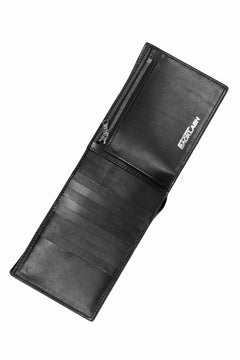 Load image into Gallery viewer, ISAMU KATAYAMA BACKLASH CROCODILE 2 FOLD WALLET / INK DYED (SUMI)