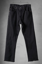 画像をギャラリービューアに読み込む, CHANGES x LOOM exclusive REMAKE REGULAR FIT DENIM PANTS / VINTAGE LEVI’S JEANS (BLACK #D)
