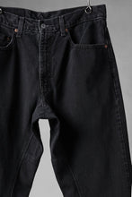 画像をギャラリービューアに読み込む, CHANGES x LOOM exclusive REMAKE REGULAR FIT DENIM PANTS / VINTAGE LEVI’S JEANS (BLACK #D)