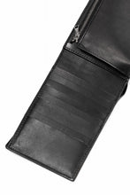 Load image into Gallery viewer, ISAMU KATAYAMA BACKLASH CROCODILE 2 FOLD WALLET / INK DYED (SUMI)