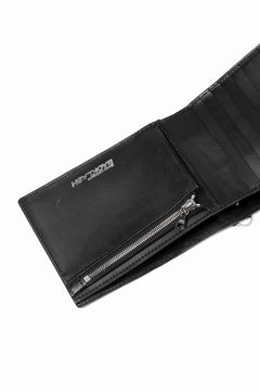 Load image into Gallery viewer, ISAMU KATAYAMA BACKLASH CROCODILE 2 FOLD WALLET / INK DYED (SUMI)