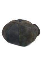 画像をギャラリービューアに読み込む, ierib Leather Casquette / Lamb Suede (BLACK)