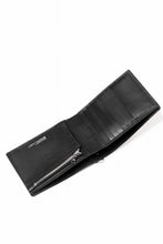 Load image into Gallery viewer, ISAMU KATAYAMA BACKLASH CROCODILE 2 FOLD WALLET / INK DYED (SUMI)