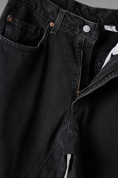 画像をギャラリービューアに読み込む, CHANGES x LOOM exclusive REMAKE REGULAR FIT DENIM PANTS / VINTAGE LEVI’S JEANS (BLACK #D)