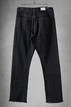 画像をギャラリービューアに読み込む, CHANGES x LOOM exclusive REMAKE REGULAR FIT DENIM PANTS / VINTAGE LEVI’S JEANS (BLACK #D)