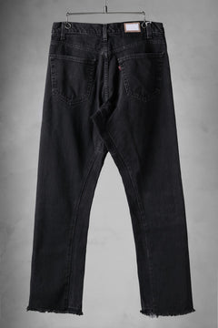画像をギャラリービューアに読み込む, CHANGES x LOOM exclusive REMAKE REGULAR FIT DENIM PANTS / VINTAGE LEVI’S JEANS (BLACK #D)