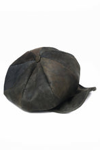 画像をギャラリービューアに読み込む, ierib Leather Casquette / Lamb Suede (BLACK)