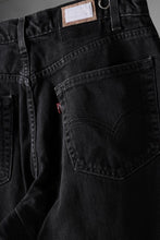 画像をギャラリービューアに読み込む, CHANGES x LOOM exclusive REMAKE REGULAR FIT DENIM PANTS / VINTAGE LEVI’S JEANS (BLACK #D)