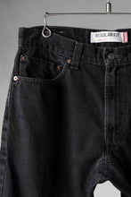 画像をギャラリービューアに読み込む, CHANGES x LOOM exclusive REMAKE REGULAR FIT DENIM PANTS / VINTAGE LEVI’S JEANS (BLACK #E)