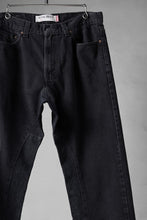 画像をギャラリービューアに読み込む, CHANGES x LOOM exclusive REMAKE REGULAR FIT DENIM PANTS / VINTAGE LEVI’S JEANS (BLACK #E)