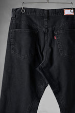 画像をギャラリービューアに読み込む, CHANGES x LOOM exclusive REMAKE REGULAR FIT DENIM PANTS / VINTAGE LEVI’S JEANS (BLACK #E)
