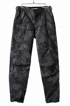 画像をギャラリービューアに読み込む, beauty : beast GRAFFITI CAMO BDU CARGO PANT (G.BLACK)