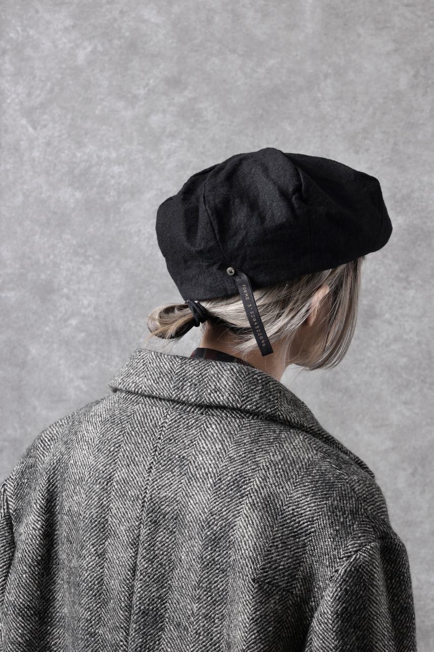 画像をギャラリービューアに読み込む, forme d'expression Baker Hat (Black)