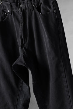 画像をギャラリービューアに読み込む, CHANGES x LOOM exclusive REMAKE REGULAR FIT DENIM PANTS / VINTAGE LEVI’S JEANS (BLACK #F)